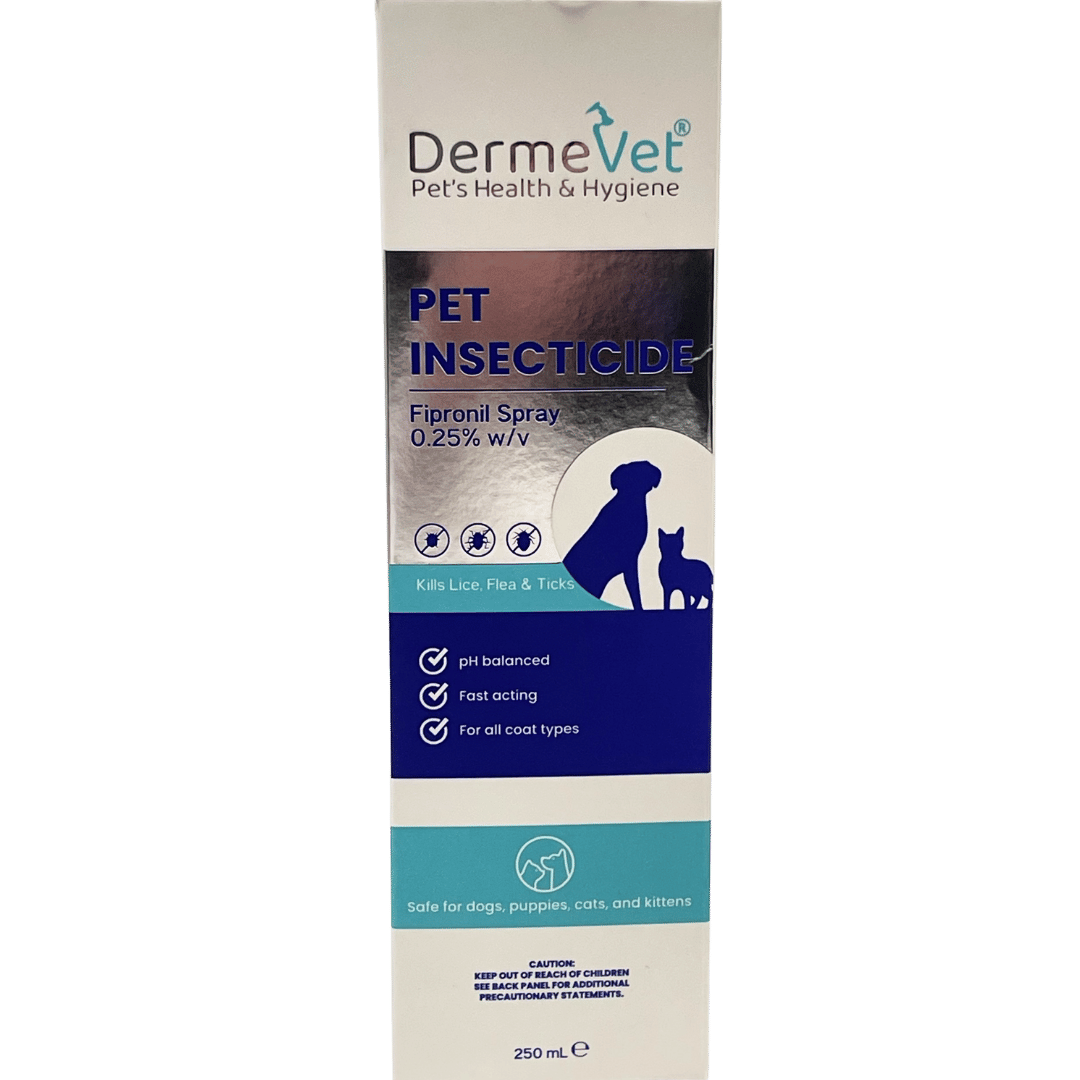 Dermevet flea and tick spray