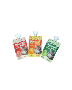 Micocat Creamy Meat Pouch – 70% Meat Cat Treat | 100g