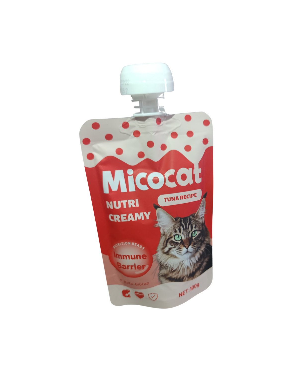 Micocat Creamy Meat Pouch – 70% Meat Cat Treat | 100g