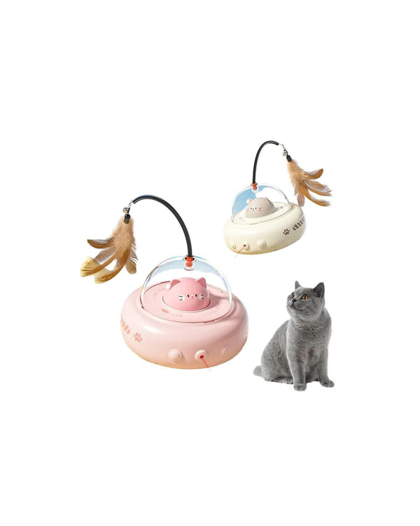All Four Paws UFO Rechargeable Cat Toy