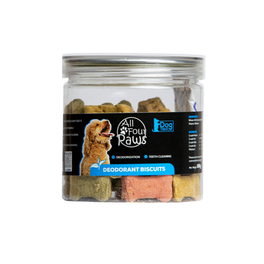 All Four Paws Dog Treat - Deodorant Biscuits 100g