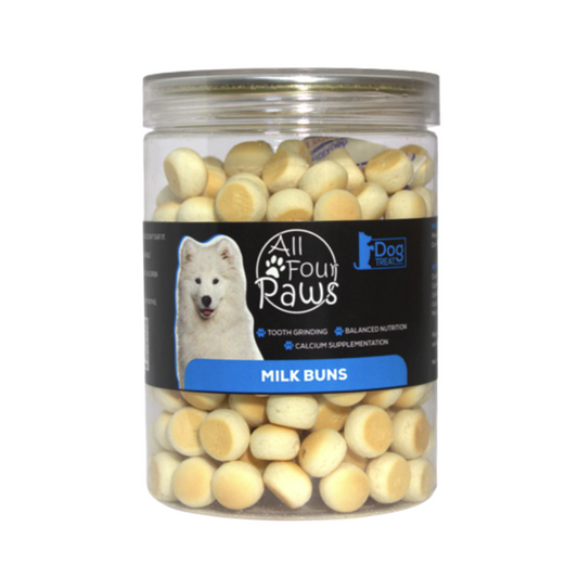 All Four Paws Dog Treat - Milk Buns 100g