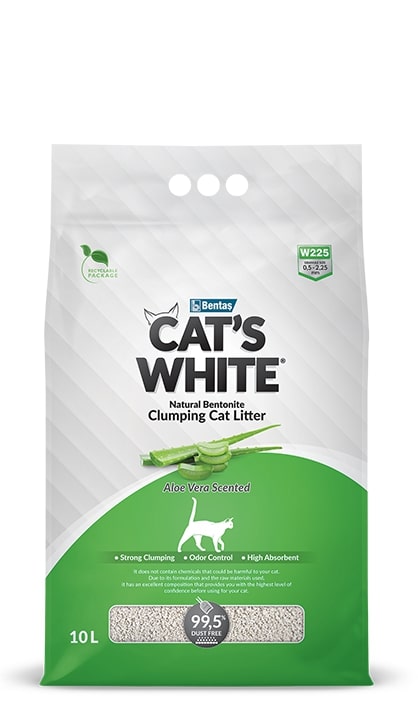 Cat's White Aloe Vera Clumping Cat Litter 10L