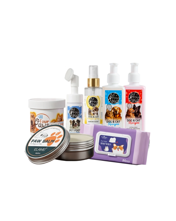 All Four Paws Grooming Bundle - Hypoallergenic Shampoo Set