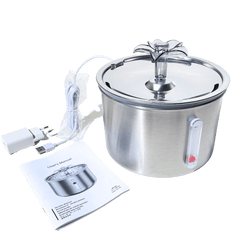 Flower Stainless Steel Fountain 2.2L