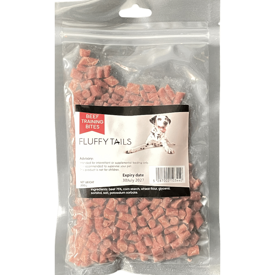 Fluffy Tails Beef Training Bites 200G