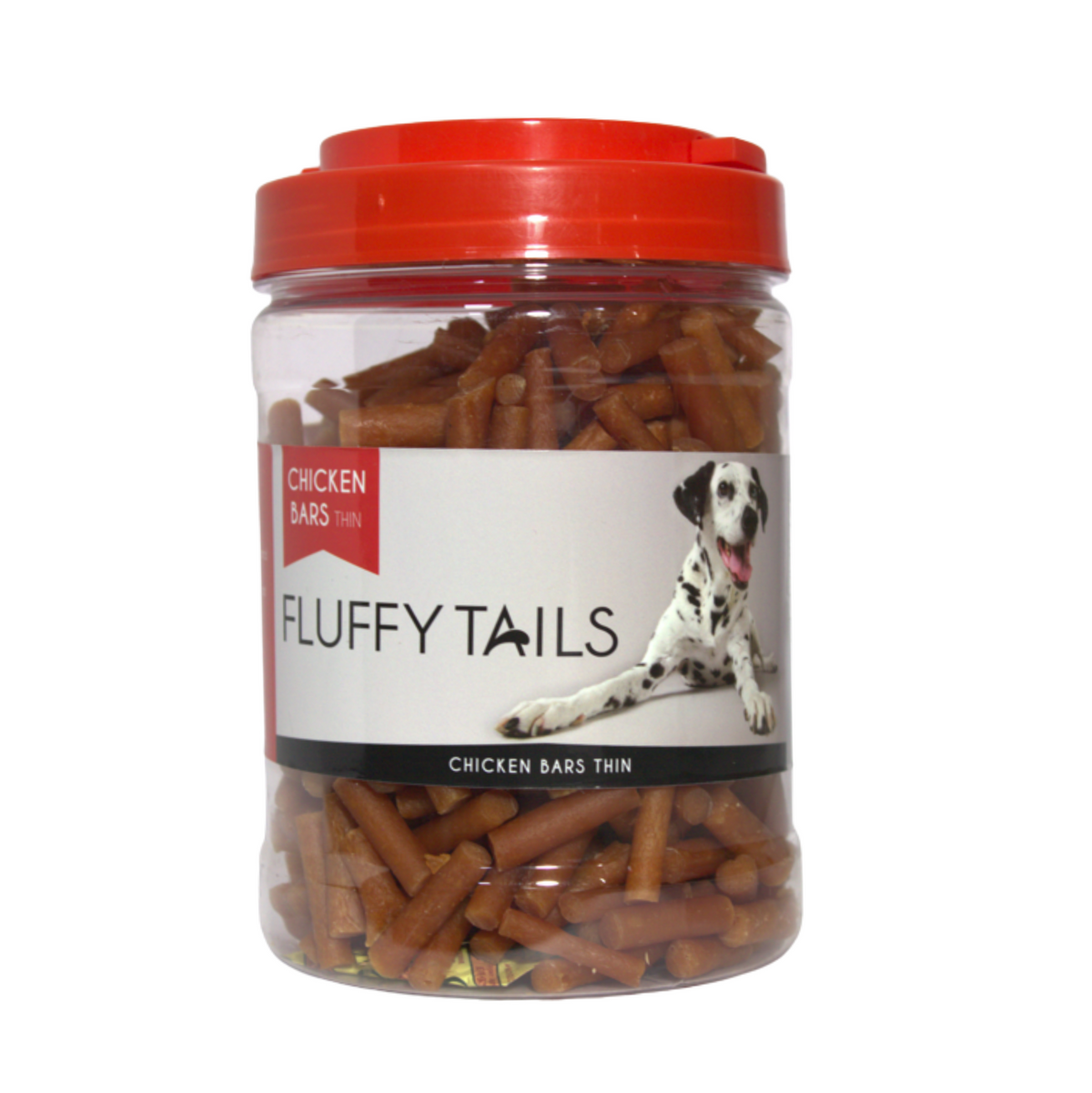 Fluffy Tails Chicken Bars Thin Treats 500g