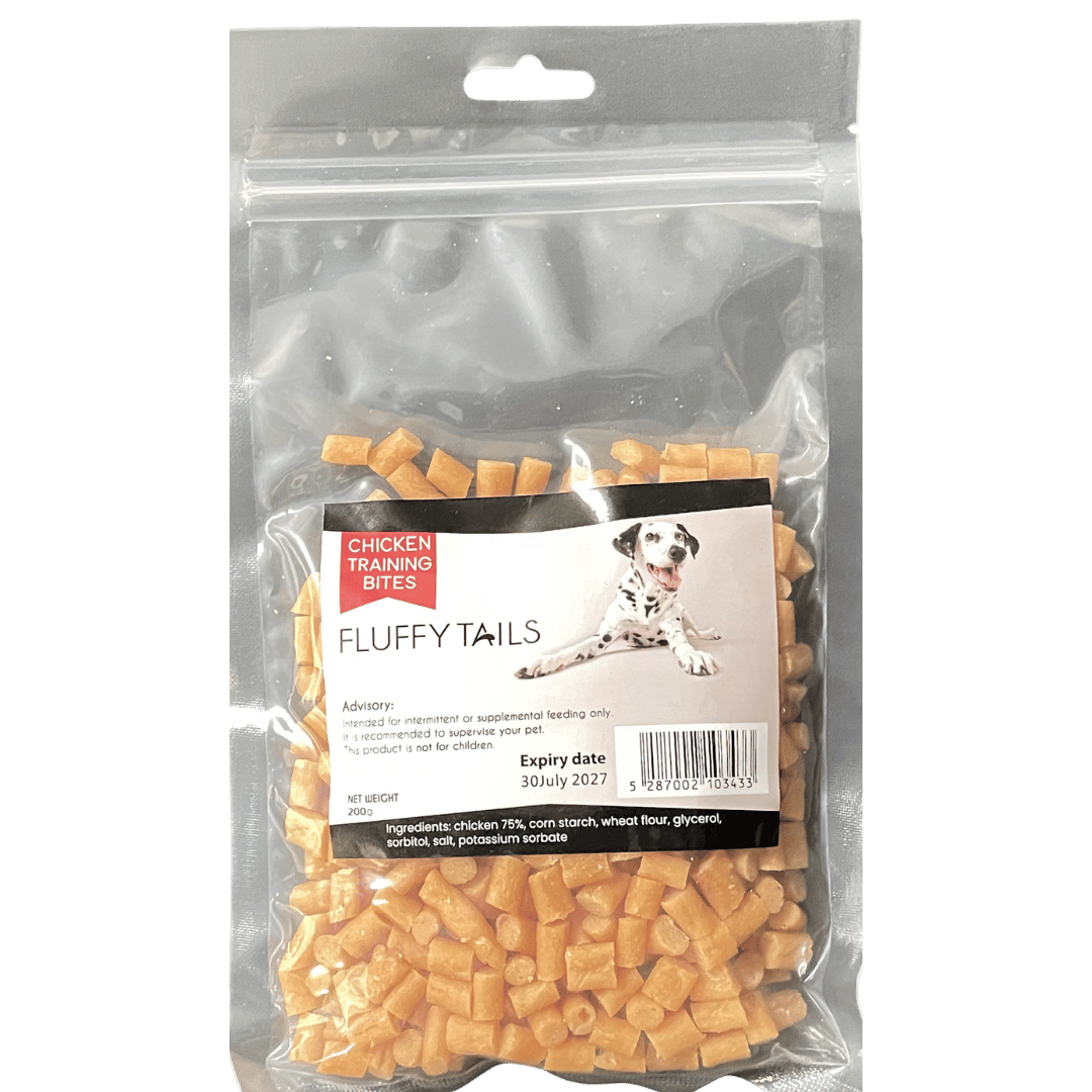 Fluffy Tails Chicken Training Treats 200G