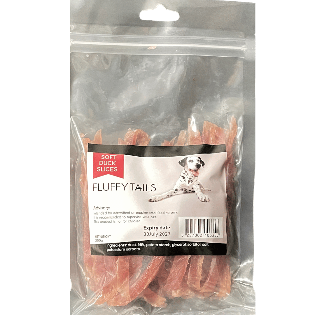 Fluffy Tails Soft Duck Slices 200G