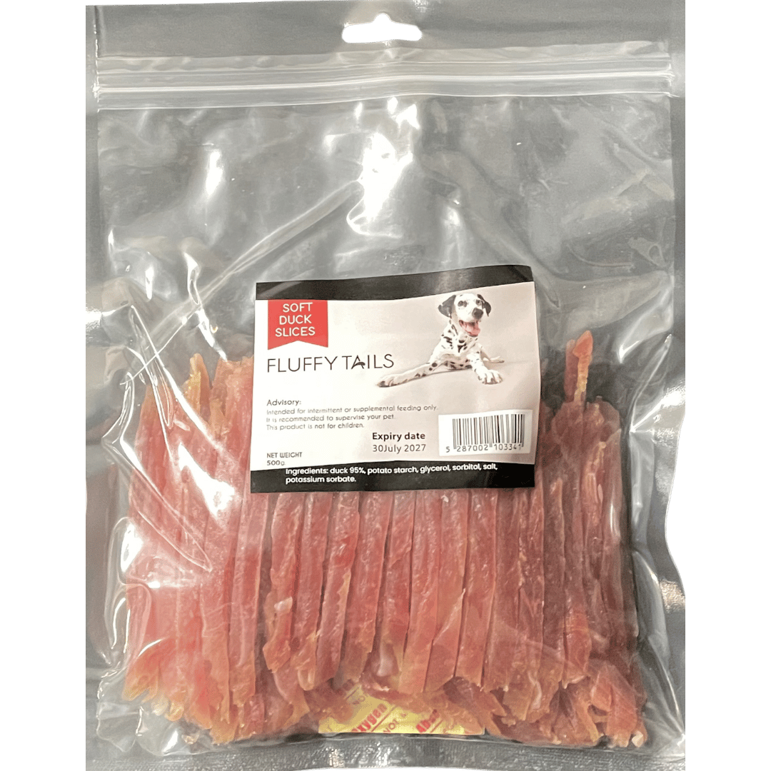 Fluffy Tails Soft Duck Slices 500G