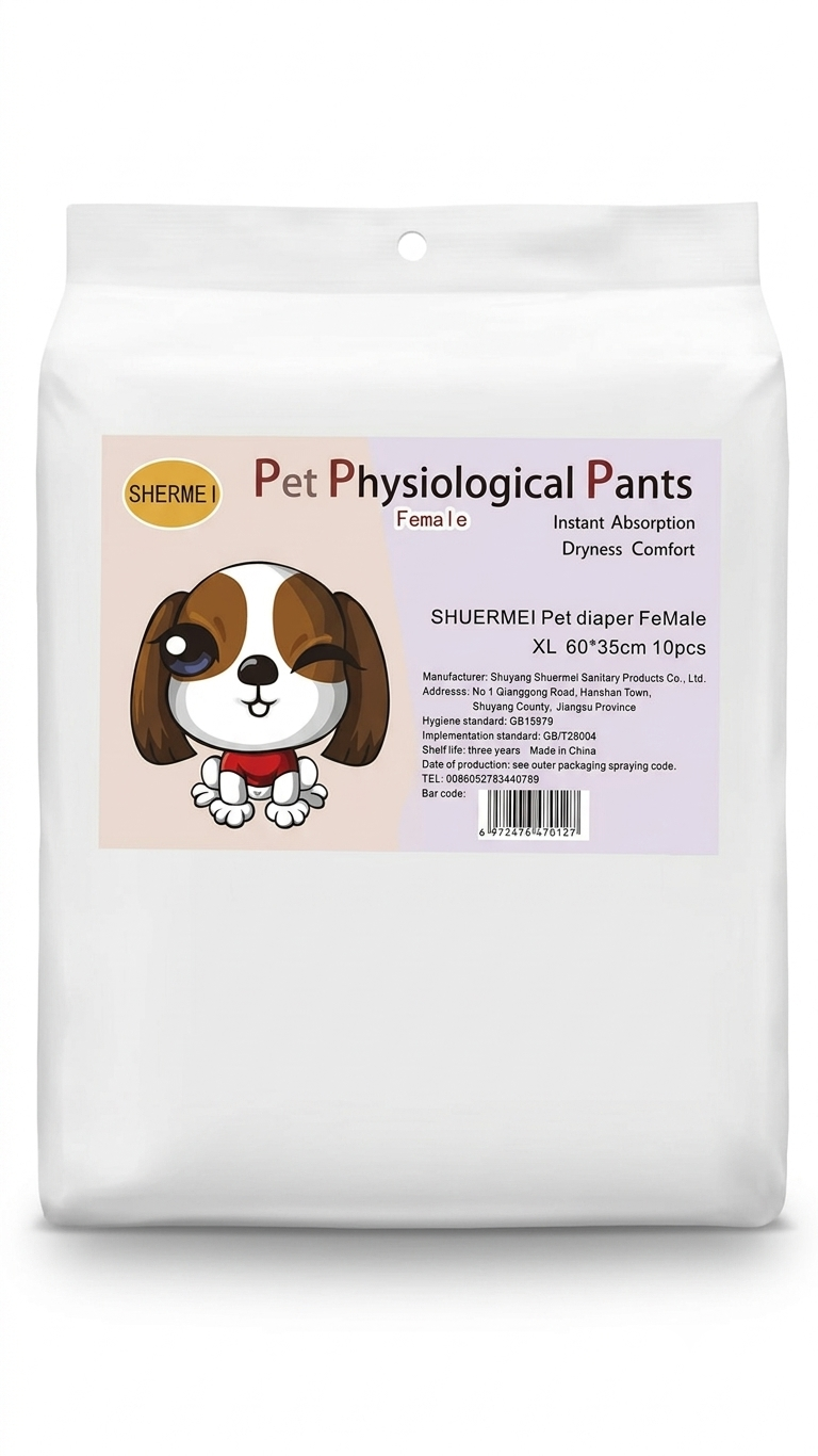 SHERMEI Pet Physiological Pants – Female Dog Diapers