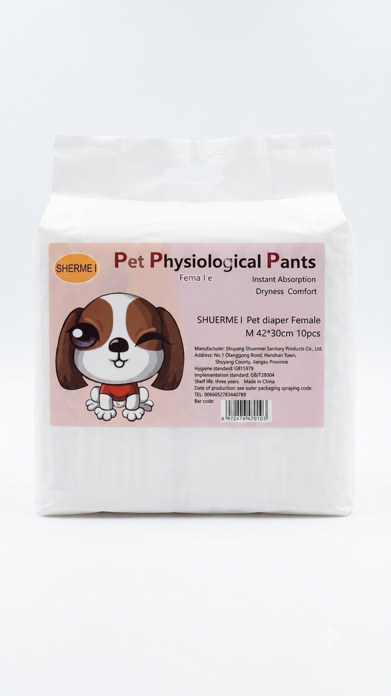 SHERMEI Pet Physiological Pants – Female Dog Diapers