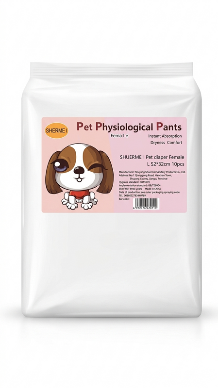 SHERMEI Pet Physiological Pants – Female Dog Diapers