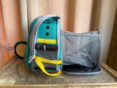 Pet Backpack with Ventilation & Expandable Tent