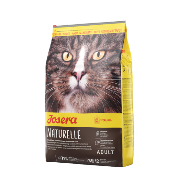 Josera Naturelle Grain-Free Adult Cat Food with Trout and Lentil For Sterilized Cats (2 kg)