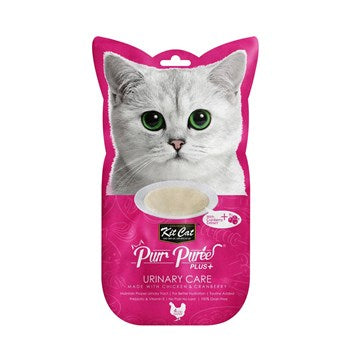 Kit Cat Purr Puree  Plus+ Chicken & Cranberry (Urinary Care)