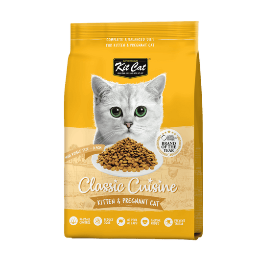 Kit Cat Classic Cuisine Kitten and Pregnant Cat 1.2Kg.