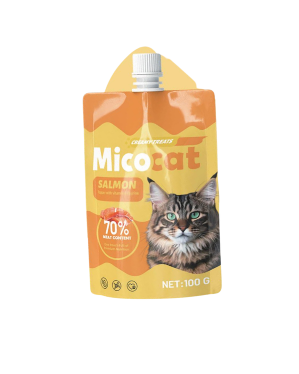 Micocat Creamy Meat Pouch Salmon 100g