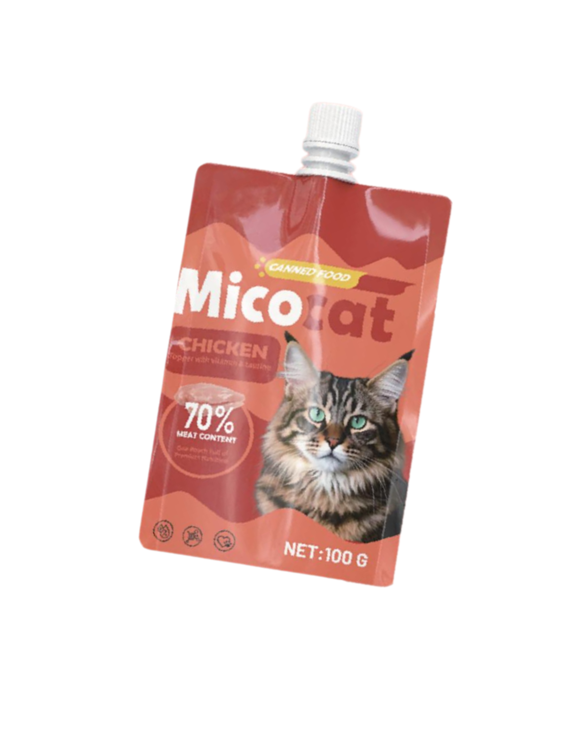 Micocat Creamy Meat Pouch Chicken 100g
