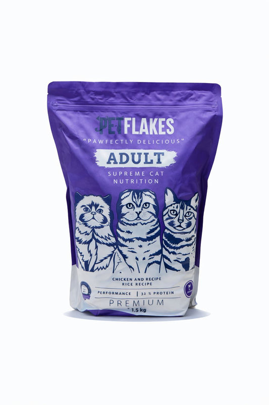 Pet Flakes - Adult Cat Chicken & Rice 1.5Kg