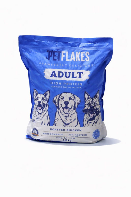 Pet Flakes - Adult Dog High Performance Roasted Chicken 4Kg