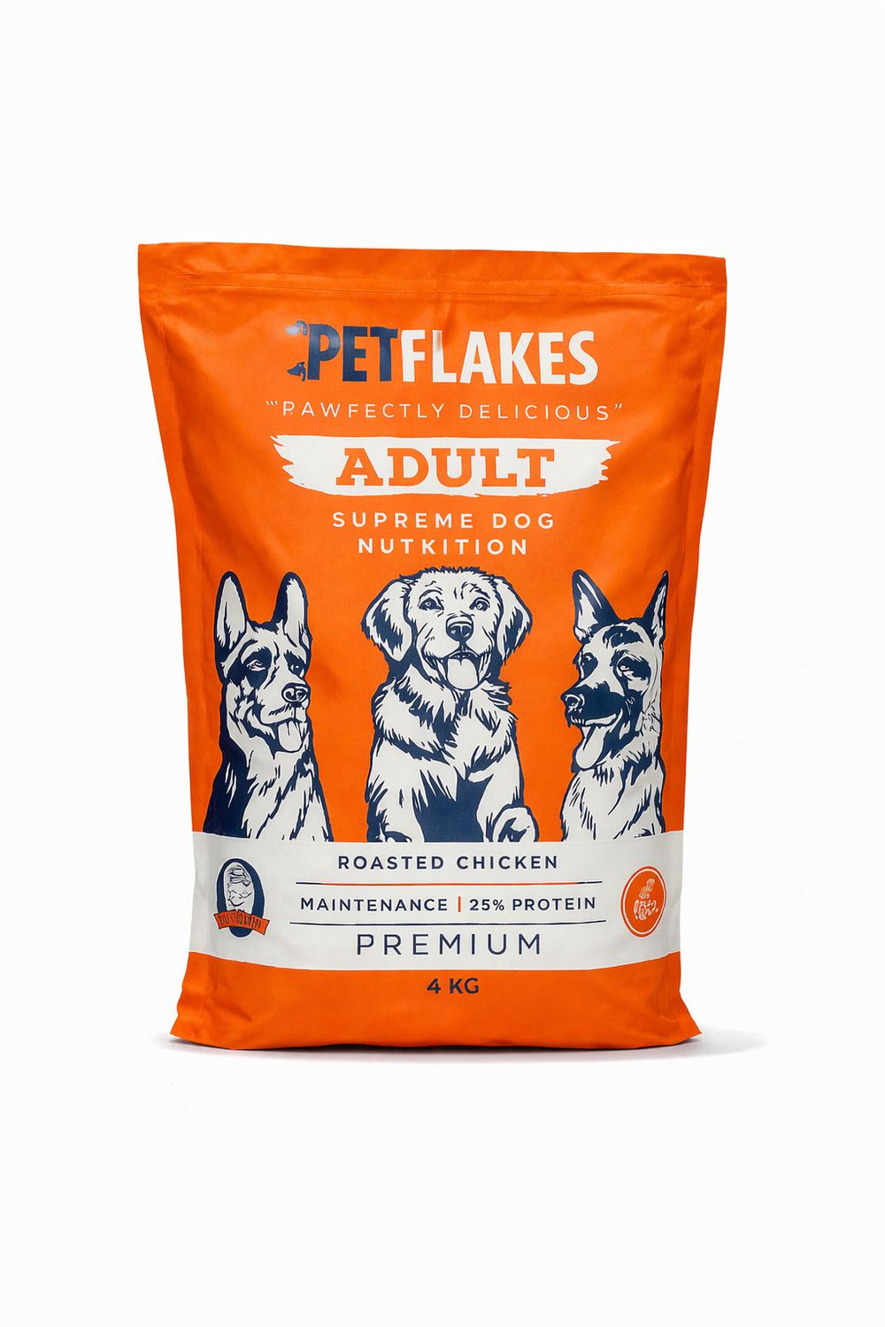Pet Flakes - Adult Dog Maintenance Roasted Chicken 4Kg