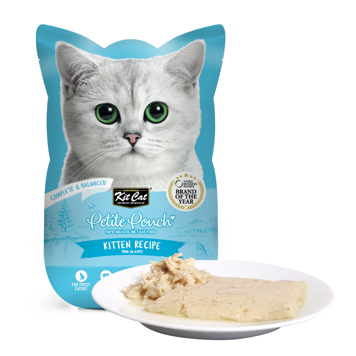Kit Cat Petite Pouch (Kitten) - Premium Wet Cat Food 70G