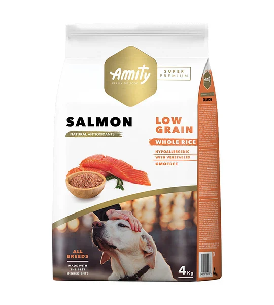 Amity Super Premium Salmon Low Grain Whole Rice 4kg