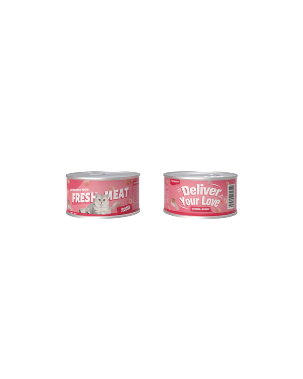 PetMetro Canned Fresh Meat - Chicken & Shrimp
