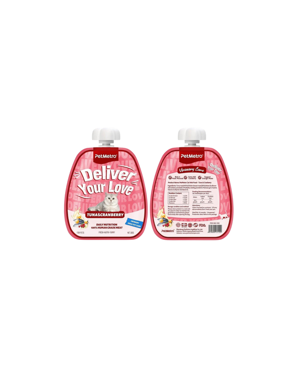 PetMetro Cat Creamy Pouch - Tuna & Cranberry