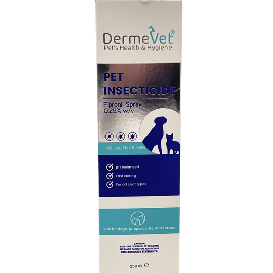 Dermevet flea and tick spray