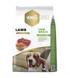 Amity Super Premium Lamb Low Grain Whole Rice 14kg
