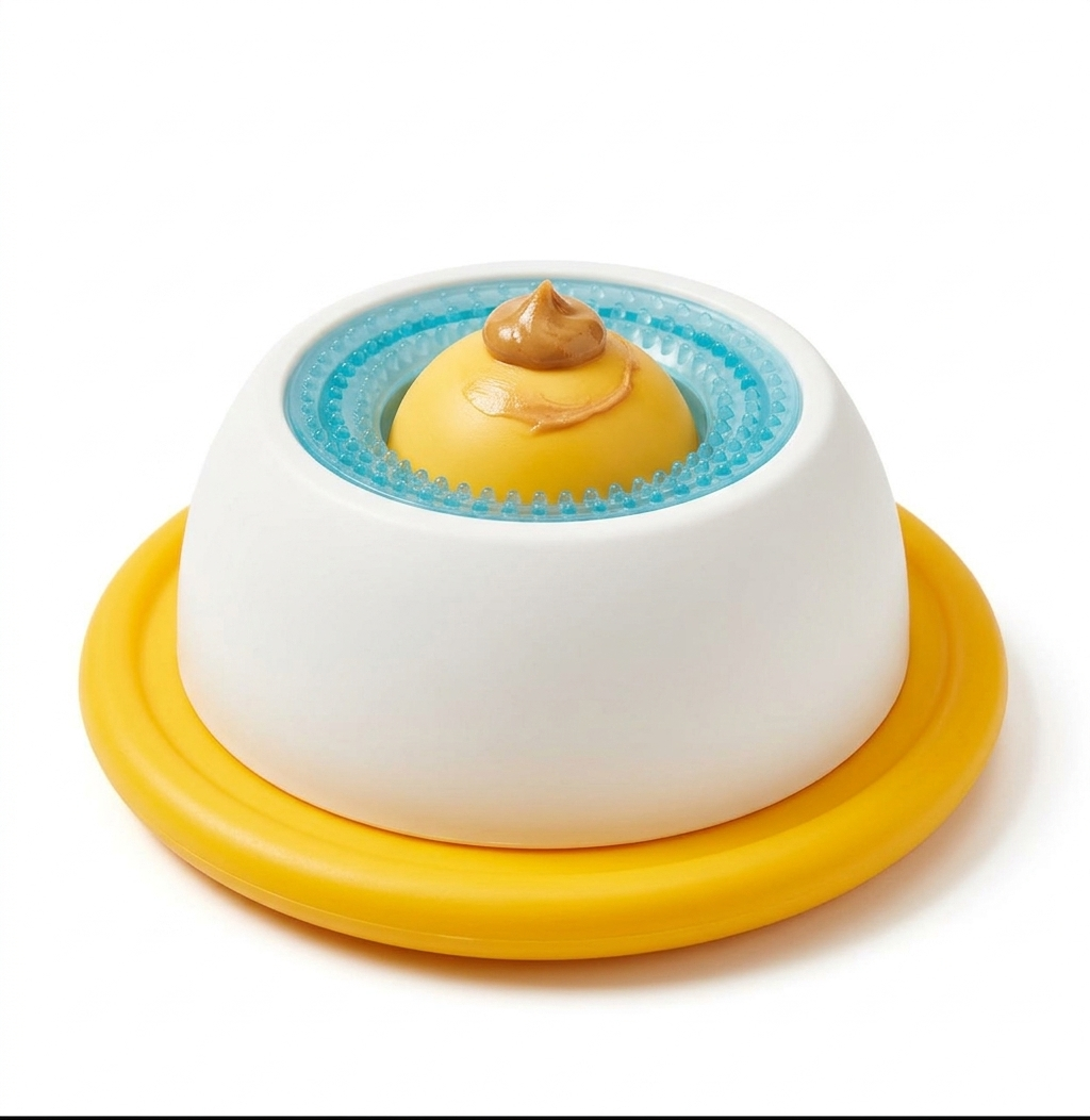 Slow Feeder Licking Ball Bowl