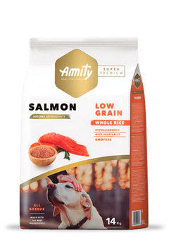 Amity Super Premium Salmon Low Grain Whole Rice 14kg