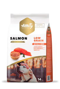 Amity Super Premium Salmon Low Grain Whole Rice 14kg