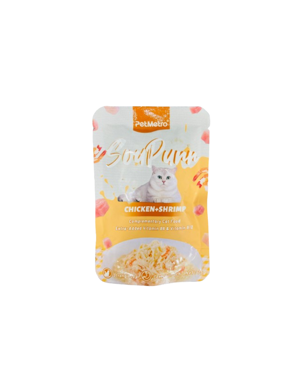 PetMetro Soupurr Pouch - Chicken & Shrimp