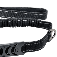 Tactical Leash Black with Seatbelt