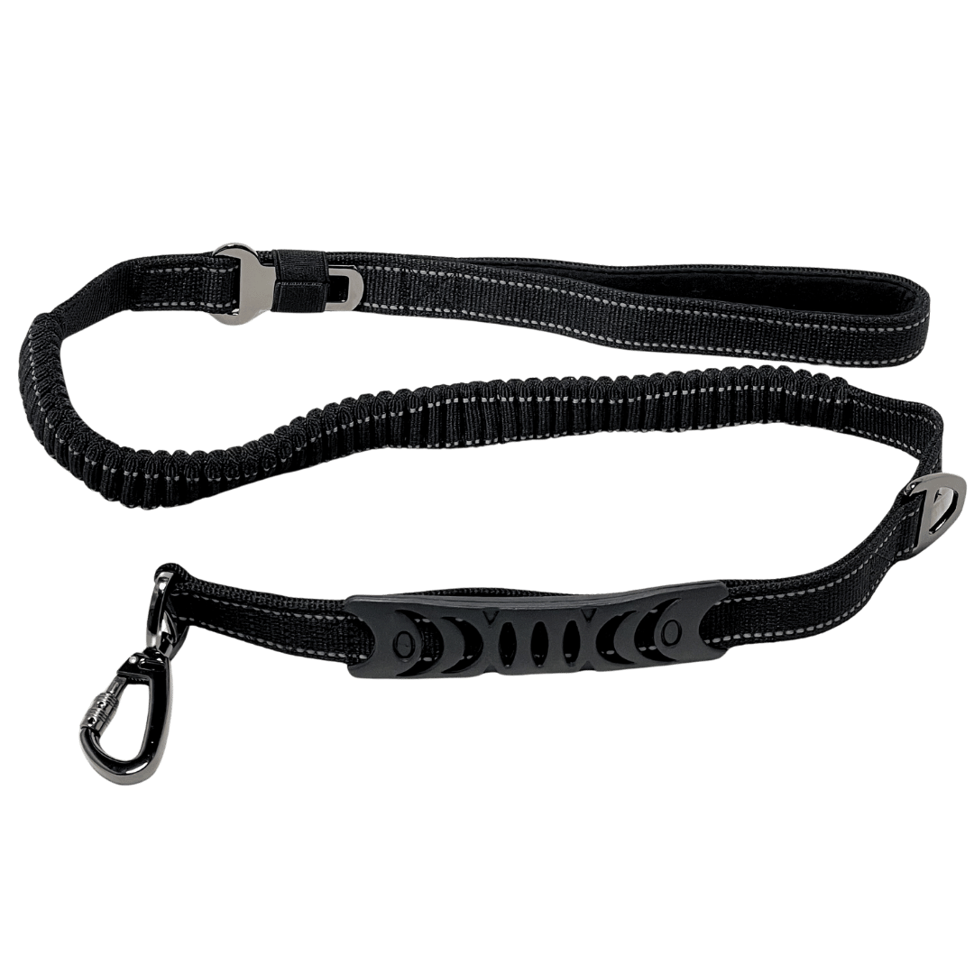 Tactical Leash Black with Seatbelt